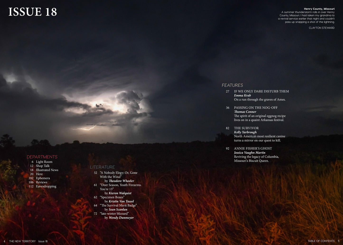 Pre-order Issue 18: Tending, digital